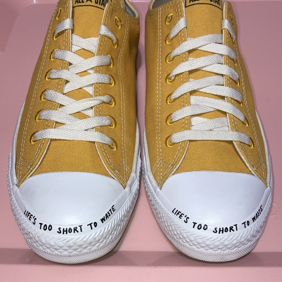 Converse All Star Renew M9 W11 EUR 42.5  LIFE'S TOO SHORT TO WASTE EUC!! - Picture 1 of 15